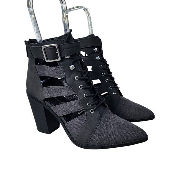 Free People Cameilla Vegan Cut Out Ankle Boots 40 - Picture 1 of 12